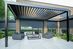 Die Pergola ist eine Kombination aus modernem Design, Hightech-Materialien und intelligenten Lösungen.
