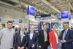 Wirtschaft aus dem Münsterland auf der Hannover Messe am Gemeinschaftsstand des Zulieferhandwerks (v. l.): Bektas Özdemir (Alutexx Metallsysteme), Thomas Melchert (HWK), Gerd Spreckelmeyer (Trinso), Martin Schiller (Darpe Energie), Anna Arnskötter (Arnskötter Präzisionstechnik) und Jürgen Kroos (HWK).