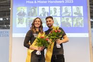 Maren Kogge und Tarek Legat, Miss und Mister Handwerk 2023.