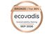Die EcoVadis-Bronzemedaille wird Organisationen verliehen, die im Vergleich zu anderen weltweit bewerteten Unternehmen nachweislich herausragende Leistungen im Bereich der nachhaltigen Unternehmensführung erbringen.