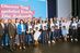 Die 17 Besten ihres Gewerkes erhielten aus Händen von HwK-Hauptgeschäftsführer Ralf Hellrich (vordere Reihe von links), Präsident Kurt Krautscheid und Wirtschaftsministerin Daniela Schmitt auf der Bühne ihre Großen Meisterbriefe.