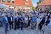 Handwerk verbindet mit einem Fest: HWK-Präsident Jürgen Kroos (2. von links), die Vizepräsidenten Josef Trendelkamp und Bernhard Blanke (von rechts) und Hauptgeschäftsführer Thomas Banasiewicz (links) begrüßten die Gäste auf Haus Kump. Dazu gehörten (v.l.) Rektor Prof. Dr. Johannes Wessels (Universität Münster), Generalkonsul Mehmet Özgün Arman (Republik Türkei), Regionsgeschäftsführer Volker Nicolai-Koß (DGB-Region Münsterland), stellvertretende Vorsitzende Dr. Marie-Theres Thiell (Westfalen e.V.), Vorstandsvorsitzender Peter Eul (Landes-Gewerbeförderungsstelle des nordrhein-westfälischen Handwerks e.V. und Präsident der Handwerkskammer Ostwestfalen-Lippe zu Bielefeld), Vorsitzende Juana Bleker (UFH Landesverband), Vorsitzende Carolin Bense (Junioren des Handwerks Kammerbezirk), Dr. Stefan Nacke, MdB (CDU), Geschäftsführer Stephan Ohlmeier (Westfalen e.V.), Stadtdirektorin Christine Zeller (Stadt Münster) und Geschäftsführer Christoph Dammermann (Stiftung Westfalen Initiative).