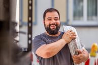 Sebastian Kunkel (30), Elektroniker für Energie- und Gebäudetechnik, Meister und Betriebsinhaber bei "Kunkel Elektrotechnik" in 65428 Rüsselsheim am Main.