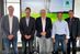Die Jury des Klimaretter Awards Handwerk 2023 v.l.n.r.: Lars Wismer, Direktor A+A, Dr. Klaus Landrath, Leiter Umweltzentrum der HWK Münster, Stefan Buhren, Chefredakteur Deutsches Handwerksblatt, Thomas Syring, Geschäftsführer Fristads DACH, Ralf Pimiskern, Leiter Zertifizierung Deutsche Gesellschaft für nachhaltiges Bauen