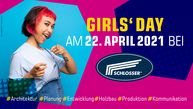 Girls’Day bei der Firma Schlosser, via Live Stream gemeinsam neue Berufe entdecken.