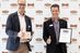 Die stolzen Preisträger: Martin Zitto, Senior Business Development Manager eyrise (links) und Dr. Michael Grund, Head of Business Field LC Windows bei Merck.