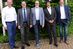 Volker Brock, Hanno Werk (Vorstand Marketing-Vertrieb), Marco Schmidt, BASF (Sprecher Vorstand), Dr. Edgar Draber, FS-BF (Vorstand Technik), Diethard Bruhn, Otto-Chemie (Vorstand Ökologie) und Magnus Kloster, EVONIK (Vorstand Innovation/neue Anwendungen) (v.l.n.r).