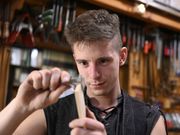 Vier Azubis bauen eine nachhaltige Wochenendgeige