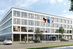 The simulation shows the new Yaskawa headquarters for Europe.