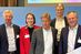 Raimund Heinl, Cordula Gudduschat, Dr. Robert Habeck, Dr. Stephan Behle und Pascal Decker (v.l.n.r.).