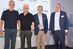 Bei der Vorstellung am 17. Juni 2027 in Göttingen: (v.li.) der scheidende VFF-Präsident Helmut Meeth und der neue VFF-Präsident Anton Gugelfuß mit den VFF-Geschäftsführern Frank Lange und Frank Koos.