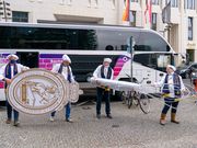 Stollenbäcker aus Dresden starten mit Flashmob in die Saison