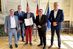 Hilmar Klein (Bildmitte) aus Jünkerath hat in Anerkennung seines ehrenamtlichen Engagements die Verdienstmedaille des Landes Rheinland-Pfalz erhalten.