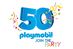 "Join the Party": Der Spielzeughersteller Playmobil lädt zur Feier seines 50. Geburtstags ein.