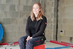 Elektrotechnikermeisterin und Unternehmerin Alina Gieres auf der Baustelle