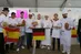 Das Jugendteam der deutschen Bäcker-Nationalmannschaft mit seinen Kollegen aus Spanien.