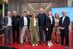 Die Protagonisten des Fachdialog Fassadenplanung (v. l. n. r.): Initiator Christian Mettlach (Wicona), Prof. Ulrich Knaack, Moderator Wolfgang Häußler, Dr.-Ing. Boris Reyher, Julia Larikova, Clemens Belke, Prof. Dr.-Ing. Christina Eisenbarth, Susanne Di Iulio und Prof. Dr.-Ing. Lucio Blandini. Nicht auf dem Foto: Prof. Dr.-Ing. Michael Engelmann.