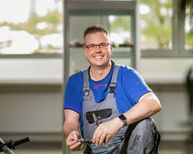 Jörg Rohn: Raumausstatter, Geselle und Betriebsinhaber.