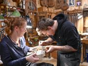 Vier Azubis bauen eine nachhaltige Wochenendgeige