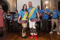 Miss und Mister Handwerk 2020, Jule Rombey und Andy Hansen, bei der Verleihung 2020. Ihr wollt Miss oder Mister Handwerk 2022 werden? Dann jetzt noch bewerben!