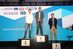 Das Podium bei den Fliesenlegern: Gold ging beim Bundesleistungswettbewerb an Silas Dulle. Silber und Bronze holten Yannic Schlachter bzw. Sascha Cuppenbender