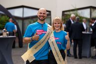 Miss Handwerk Alena Schneider und Mister Handwerk Sebastian Tenius.
