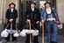 Die "Walz" ist immaterielles Kulturerbe in Deutschland. Gabriel, Fabio und Thor (von links) sind auf ihrer Reise ein Stück gemeinsam unterwegs und haben gern bei der Handwerkskammer Koblenz vorgesprochen.