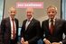 Dr. Axel Fuhrmann, Hauptgeschäftsführer der Handwerkskammer Düsseldorf, Holger Schwannecke, Hauptgeschäftsführer des Deutschen Handwerkskammertags,  und Andreas Ehlert, Präsident der Handwerkskammer Düsseldorf (v. l.)