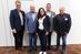 Der neue Vorstand des VFT (v.l.n.r.): Dirk Risse, Hugo Philipp, Carmen Christmann-Kaiser (VFT-Geschäftsstelle), Markus Schultz und Jörg Lohse.