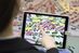 Tablet mit Bausoftware.