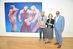 Bei einem gemeinsamen Termin stellten der Hauptgeschäftsführer der HwK Koblenz Ralf Hellrich (rechts) und die Direktorin des Museums Ludwig in Koblenz Prof. Dr. Beate Reifenscheid sowie Michael Campina vom Förderverein des Museums das Bild von Ventsislav Zankov vor.
