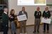 Bei einer Veranstaltung der "Vor-Tour der Hoffnung" in Laubach (Hunsrück) mit den Vorsitzenden Benno Sommer (2.v.r.), Hans-Josef Bracht (l.) und dem Ehrenvorsitzenden Jürgen Grünwald (r.) überreichten Friseurmeisterin und Saloninhaberin Annette Johann und Ehemann Ralf Johann der wohltätigen Initiative einen Spendenscheck in der Höhe von insgesamt 2.000 Euro.