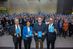 „Ja zu Europa!“ sagen im Jahr der Europawahl (vordere Reihe von links nach rechts) HwK-Präsident Kurt Krautscheid, Wirtschaftsministerin Daniela Schmitt, EU-Abgeordneter Ralf Seekatz und HwK-Hauptgeschäftsführer Ralf Hellrich zusammen mit 600 Gästen des HwK-Neujahrsempfanges